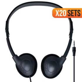20PK OH54 ON EAR HDPHONES